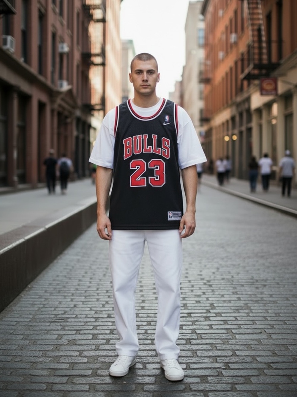 Chicago Bulls #23 Black Basketball Jersey